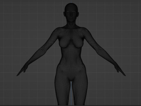 Vanessa Kirby 3Dモデル