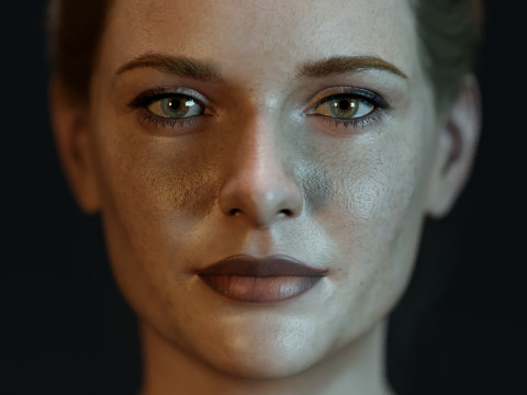 Rebecca Ferguson 3Dモデル