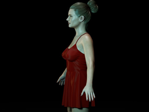 Rebecca Ferguson 3Dモデル