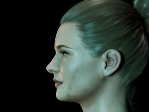 Rebecca Ferguson 3Dモデル