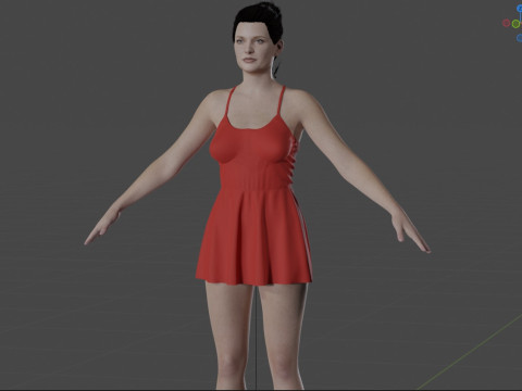 Rebecca Ferguson 3Dモデル