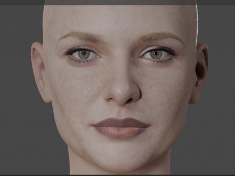Rebecca Ferguson 3Dモデル