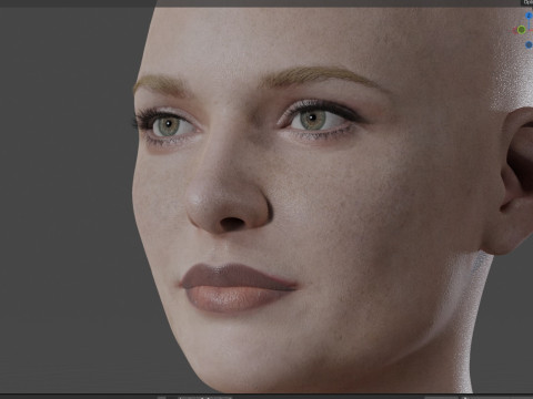 Rebecca Ferguson 3Dモデル