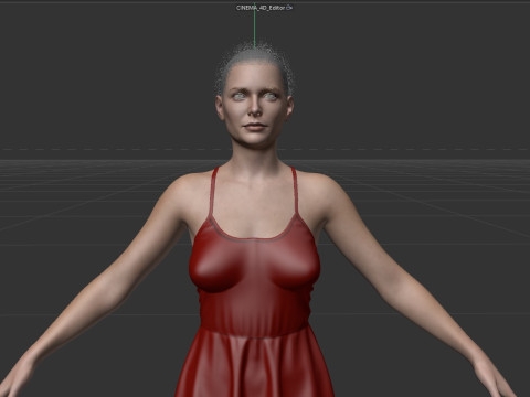 Rebecca Ferguson 3Dモデル