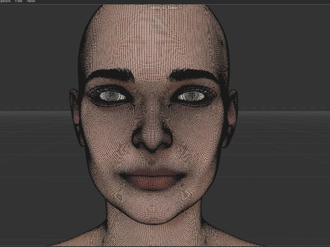 Rebecca Ferguson 3Dモデル