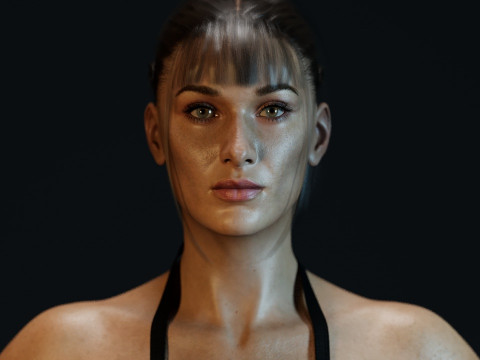 Bella Hadid 3D Model