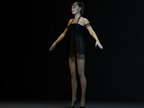 Bella Hadid 3D Model