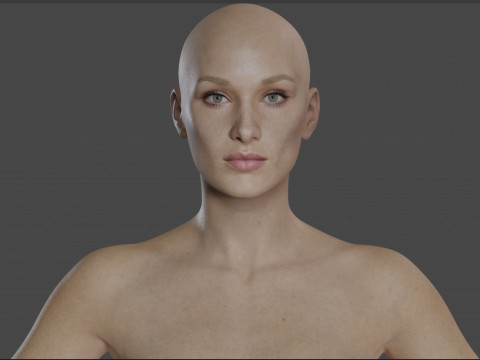 Bella Hadid 3D Model