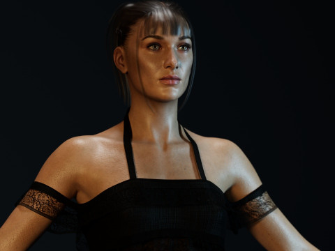Bella Hadid 3D Model