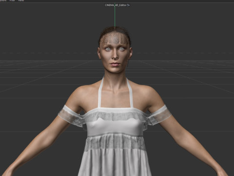 Bella Hadid 3D Model