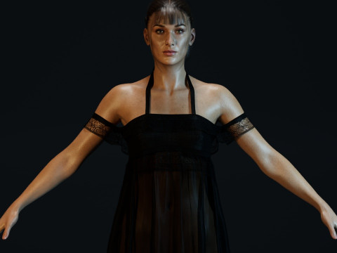Bella Hadid 3D Model