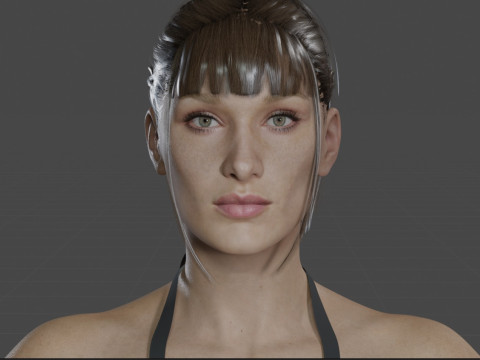 Bella Hadid 3D Model
