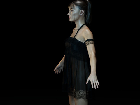 Bella Hadid 3D Model
