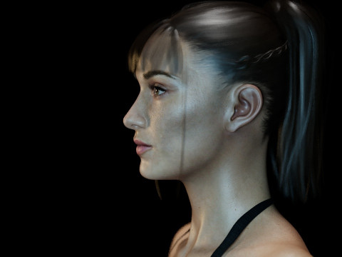 Bella Hadid 3D Model