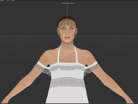 Bella Hadid 3D Model