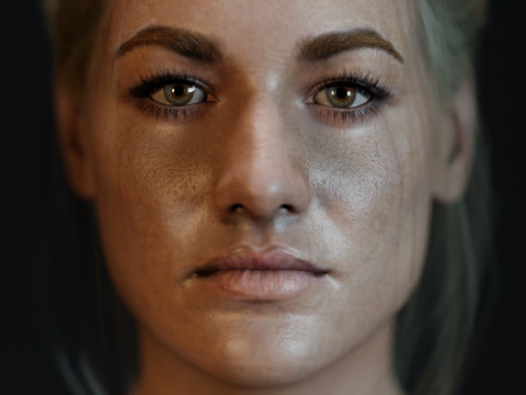 Yvonne Strahovski Modelo 3D
