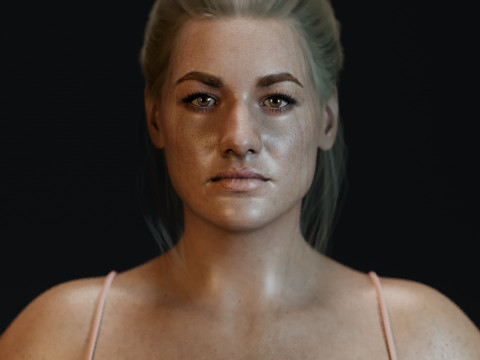 Yvonne Strahovski Modelo 3D