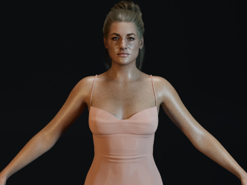 Yvonne Strahovski Modelo 3D