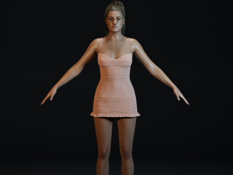 Yvonne Strahovski Modelo 3D