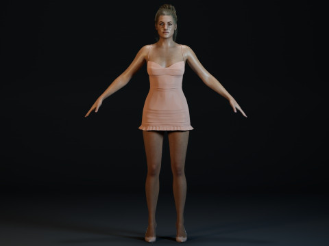 Yvonne Strahovski Modelo 3D