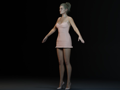 Yvonne Strahovski Modelo 3D