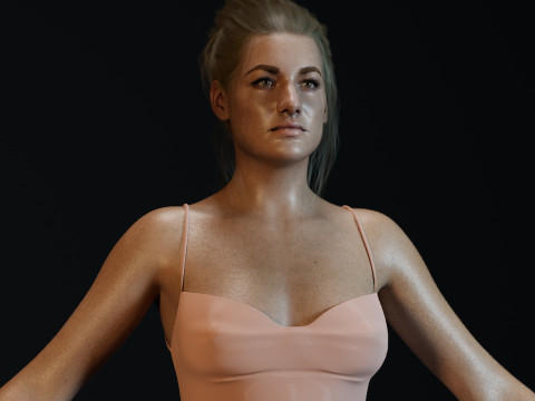 Yvonne Strahovski Modelo 3D