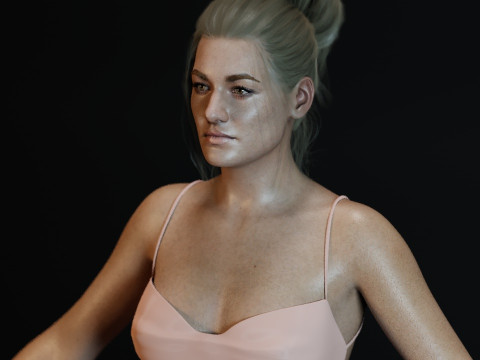 Yvonne Strahovski Modelo 3D