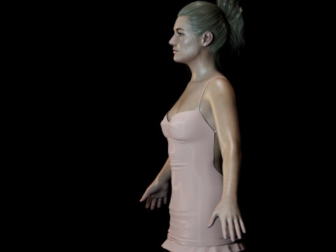 Yvonne Strahovski Modelo 3D