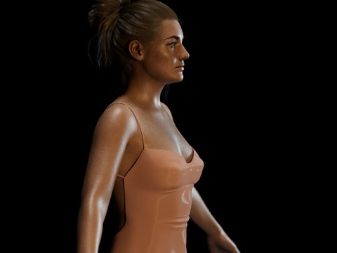 Yvonne Strahovski Modelo 3D
