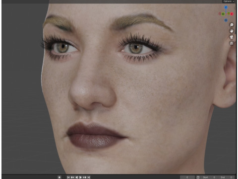 Yvonne Strahovski Modelo 3D
