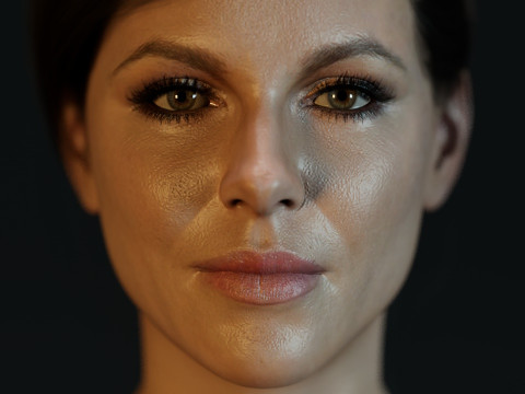 Kate Beckinsale 3D Model