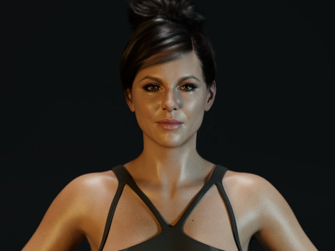 Kate Beckinsale 3D Model