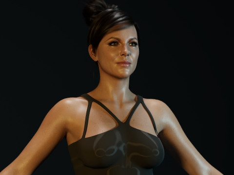 Kate Beckinsale 3D Model
