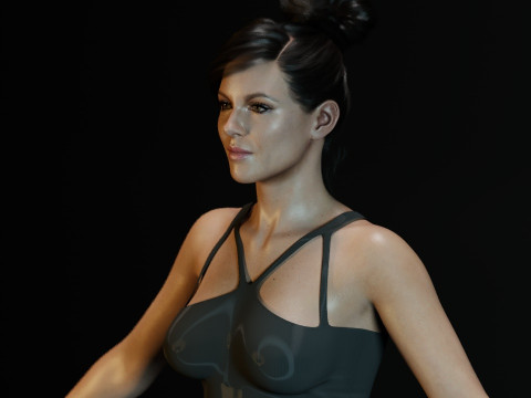 Kate Beckinsale 3D Model