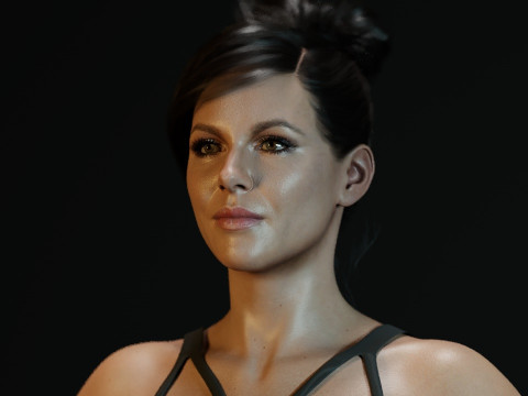 Kate Beckinsale 3D Model