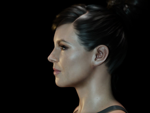 Kate Beckinsale 3D Model