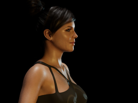 Kate Beckinsale 3D Model