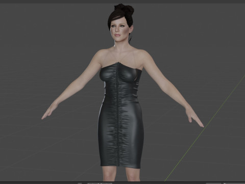 Kate Beckinsale 3D Model