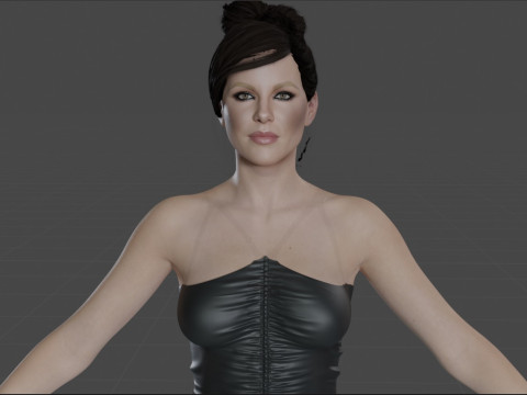 Kate Beckinsale 3D Model