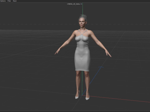 Kate Beckinsale 3D Model