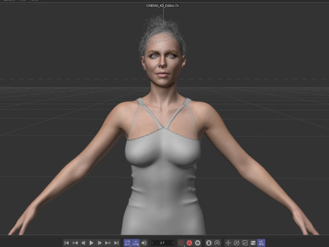 Kate Beckinsale 3D Model