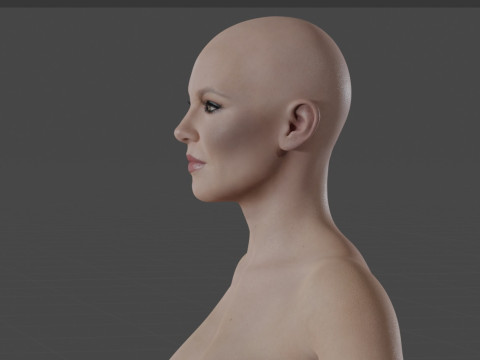 Kate Beckinsale 3D Model
