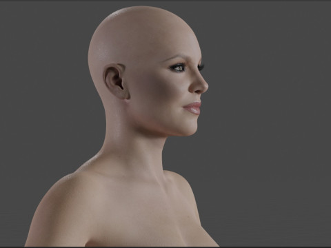 Kate Beckinsale 3D Model