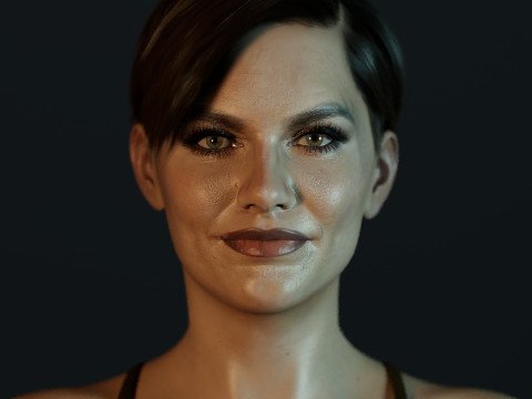 Lauren Cohan 3D Model