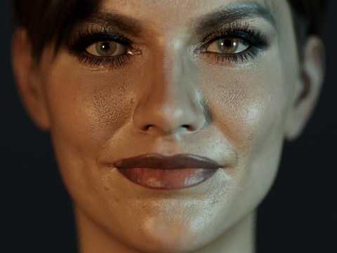 Lauren Cohan 3D Model