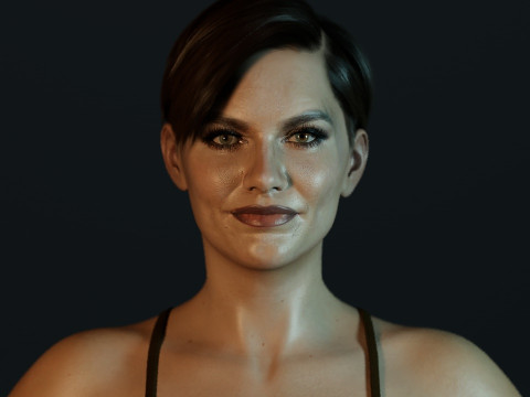 Lauren Cohan 3D Model