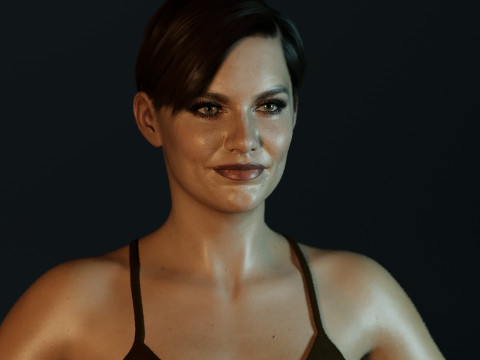 Lauren Cohan 3D Model