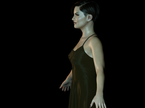 Lauren Cohan 3D Model