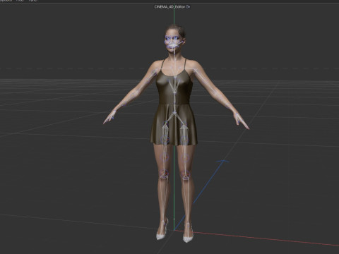 Lauren Cohan 3D Model