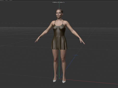 Lauren Cohan 3D Model